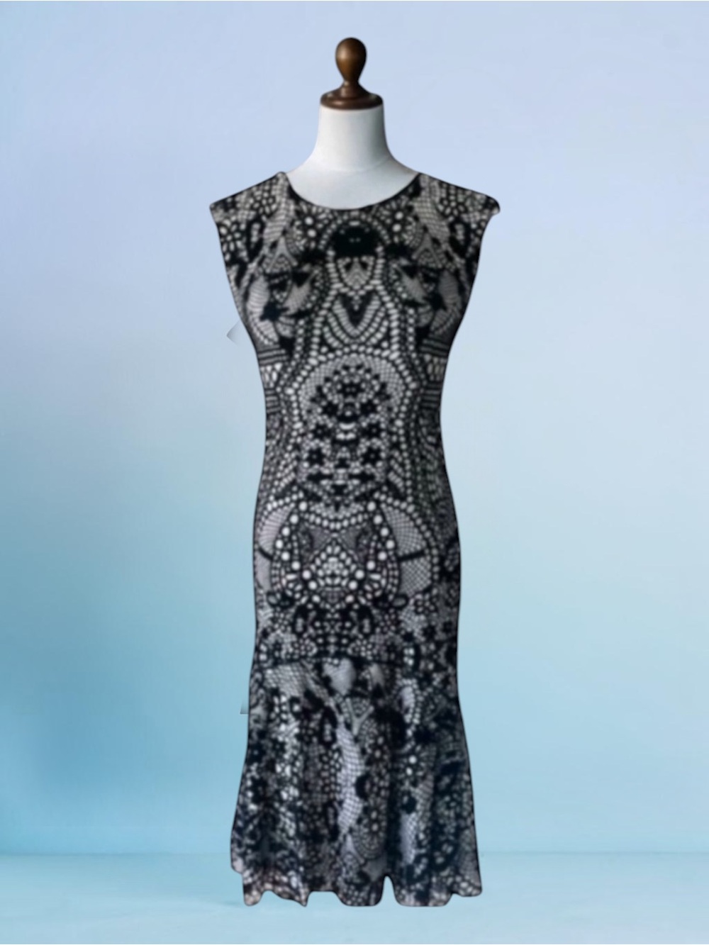 JEAN PAUL GAULTIER FUZZI Kissing Mesh Dress Size Small